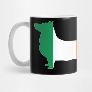 Swedish Vallhund Ireland Flag Filled Mug